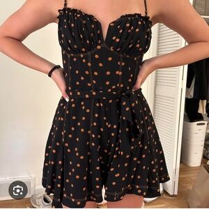 Free People Polka Dot Romper